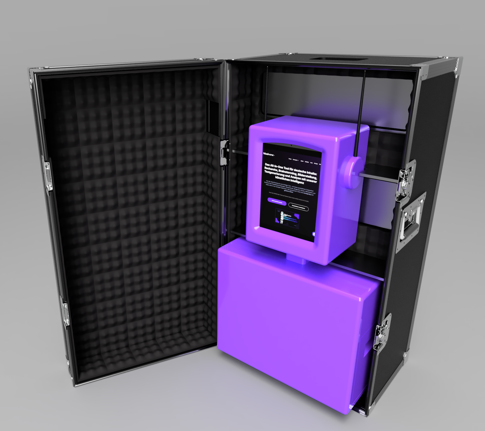 CAD-Render Booth-Variante
